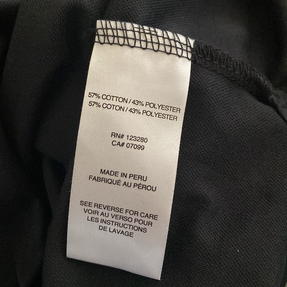 NWT Travis Mathew Oceanside Polo Shirt Mens M Black Intuit Logo Golf - Picture 11 of 13